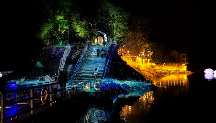 千岛湖月光群岛“月光之恋”国际光影艺术节夜游项目
